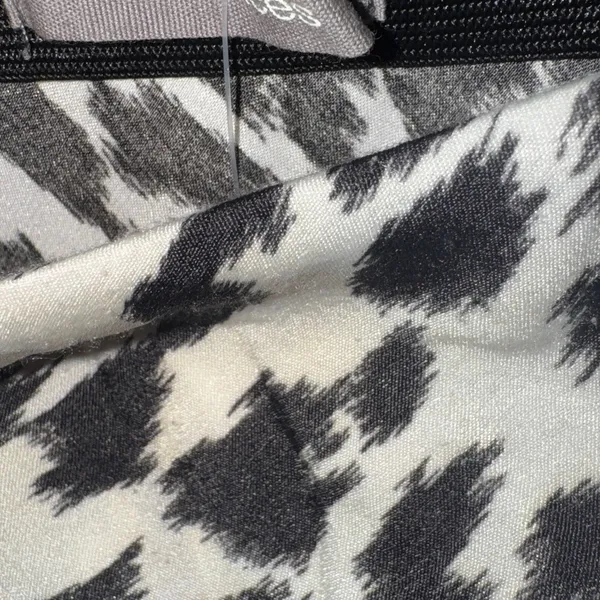 Francescas White Black Cheetah Leopard Print‎ Midi Slip Skirt Womens Size Small - Image 2