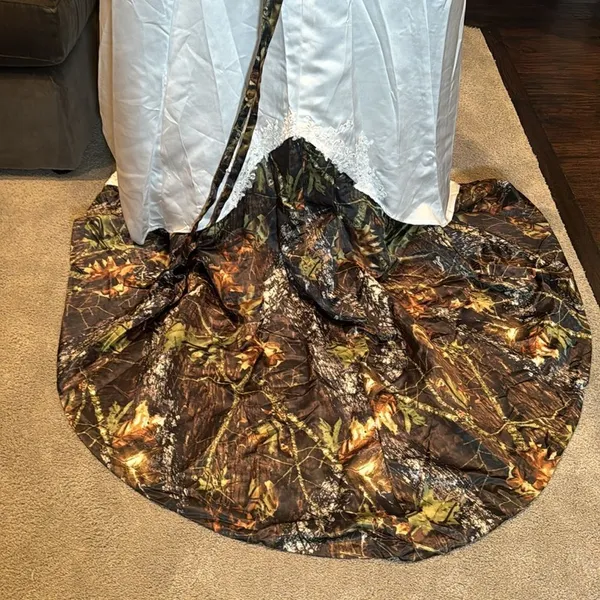 Women’s Unique Strapless Wedding Quinceañera Dress Corset Back Size 24W NWOT - Image 5
