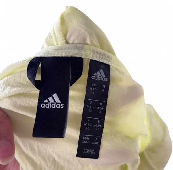 Adidas Windbreaker Jacket Size M - Image 3