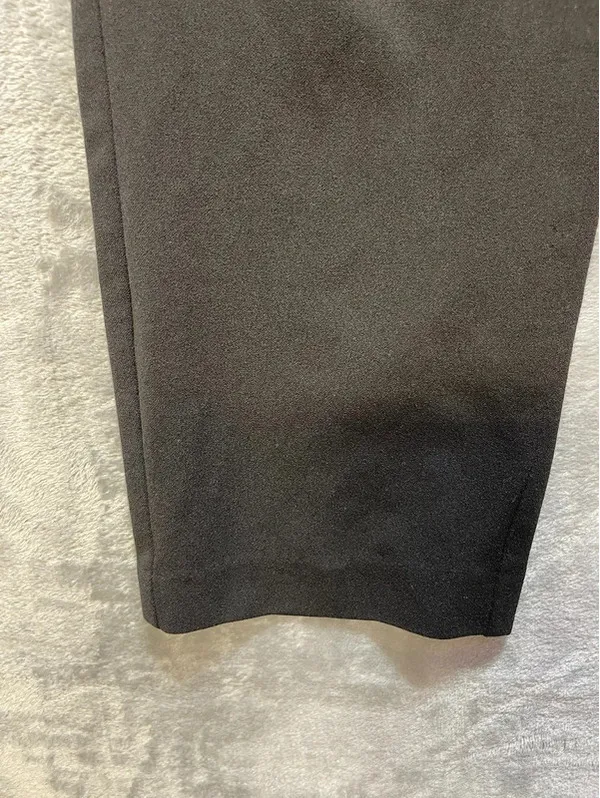 Anne Klein Womens Black Stretch Ankle Pants Size Large Pull On Elastic Waist - Image 5