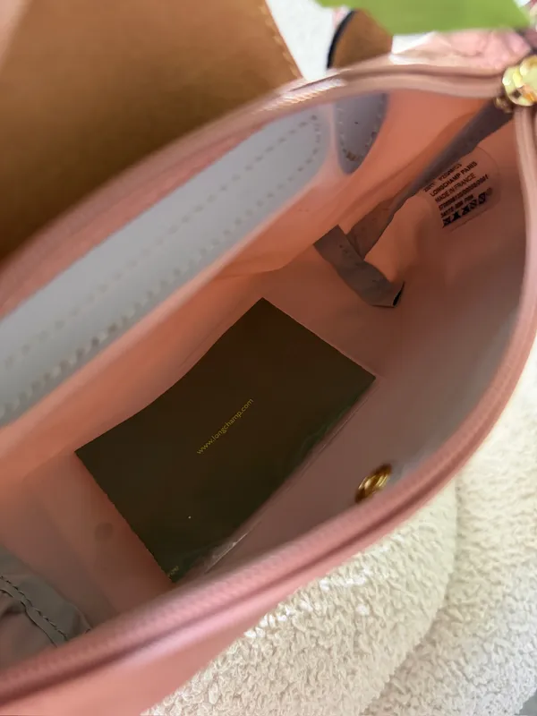 Longchamp Le Pliage Mini Pouch Power Pink - Image 3