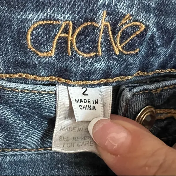 Cache Vintage Flare Denim Jeans‎ - Image 6
