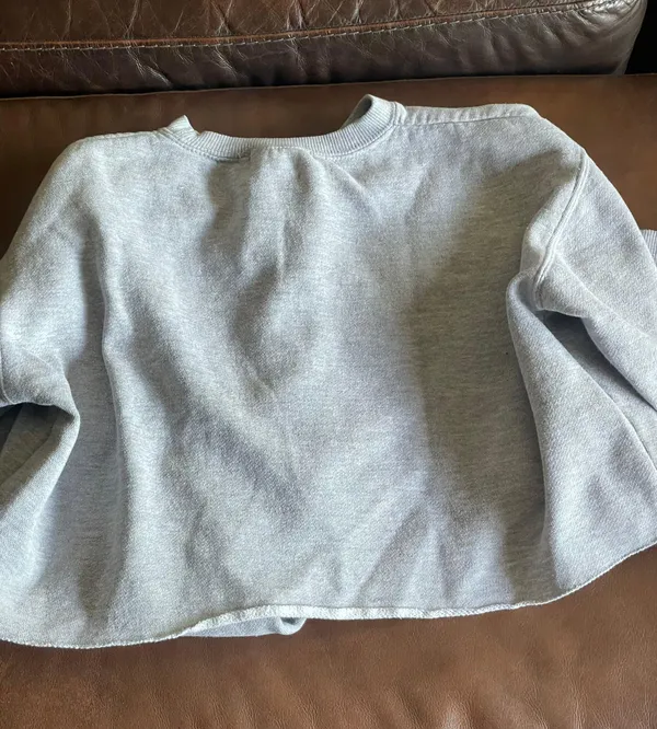 Brandy Melville Cropped New York Long Sleeve Sweater - Image 4