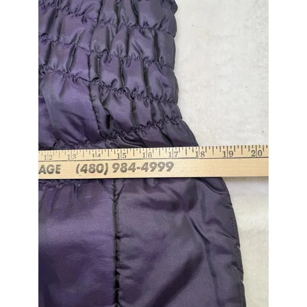JANE ASHLEY‎ Women’s Purple Puffer Vest Medium Gorpcore Utility Casual - Image 10