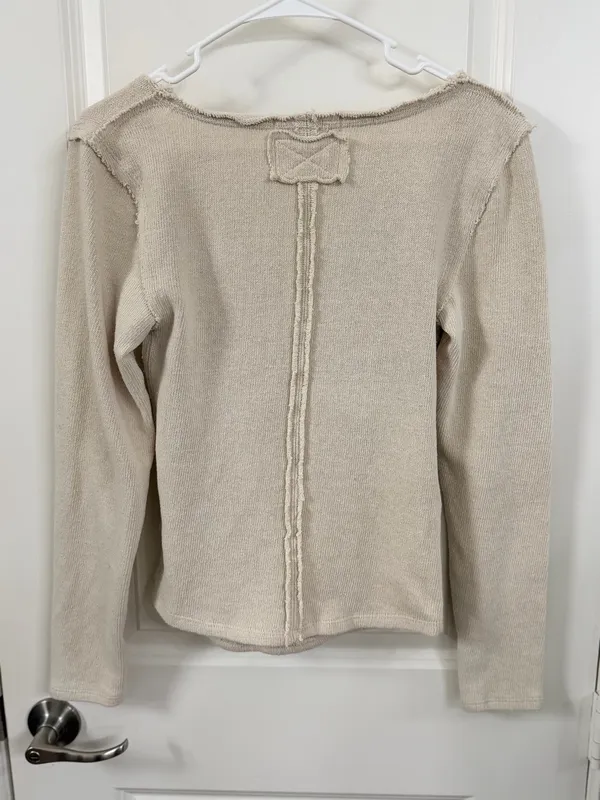 We The Free Free People Top Long Sleeve Wrap Top - Image 2