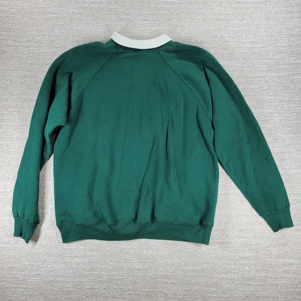 VTG Hanes Washington Evergreen State USA Collar Sweatshirt XL Green Marilyn ‘92 - Image 10