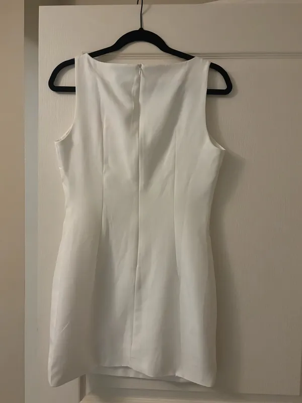 White Mini Dress - Image 3