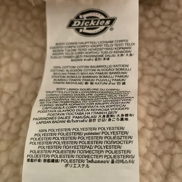 Dickies Cotton Duct Fleece Lined Jacket - Image 8