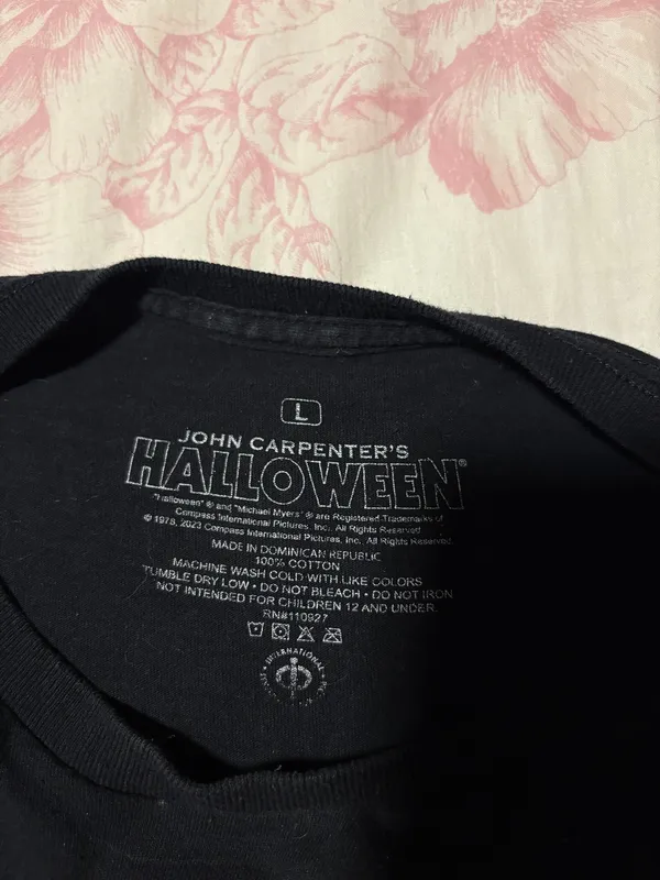 Halloween graphic tee Black Size L - Image 2