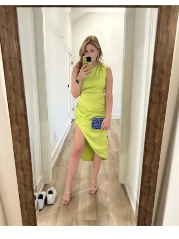 Elliatt Cassini Dress in Green - Image 4