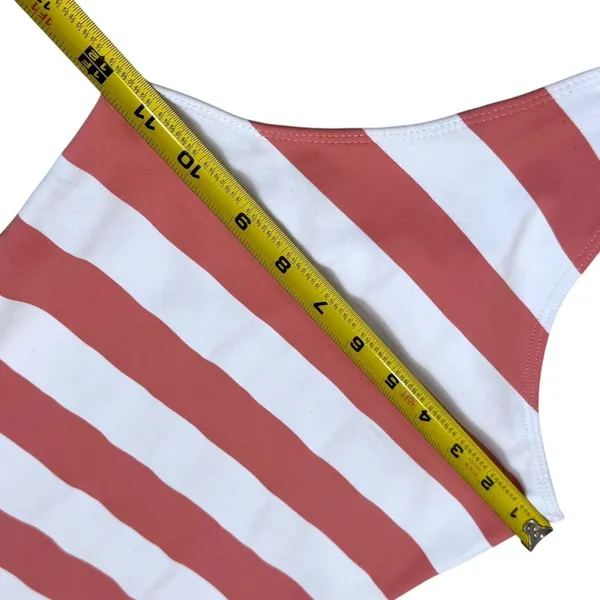 Aritzia Babaton White Pink Striped Short Sleeve Bodysuit‎ Feminine Festival Feminine XS - Image 13
