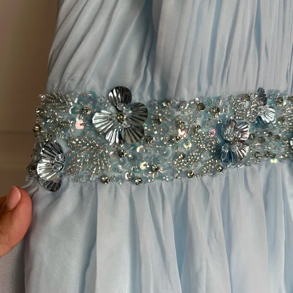 Mac Duggal 68029 Halter Neck High Low Gown NWT‎ - Image 7