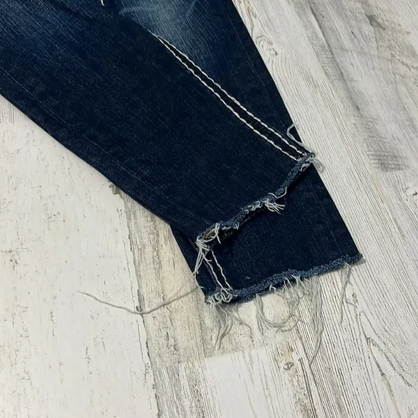 Rock Revival Sharon Skinny Raw Hem Jeans Size 25 - Image 14
