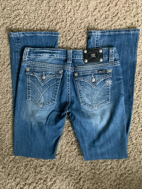 Miss Me size 30 bootcut #JW5353B denim blue jeans - Image 5
