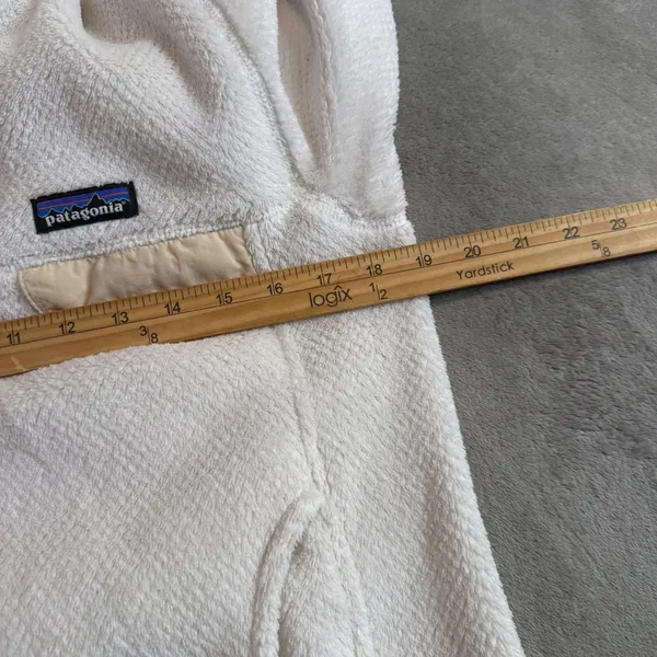 Patagonia Re-Tool Snap-T Pullover Womens Medium Cream White Fleece 25442 - Image 10