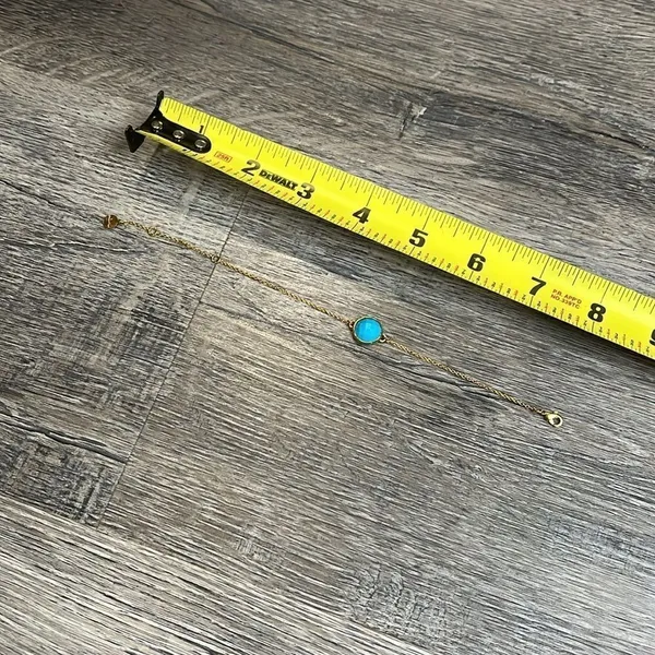 Stella & Dot retired blue beaded adjustable bracelet - Image 8