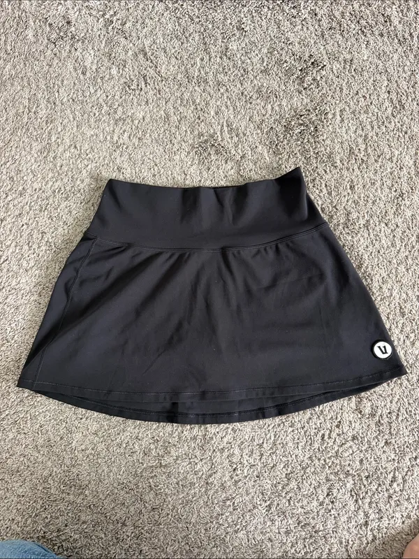 Vuori Volley Skirt Size Small Black High Rise Tennis Pickleball Skort VW3005 - Image 2