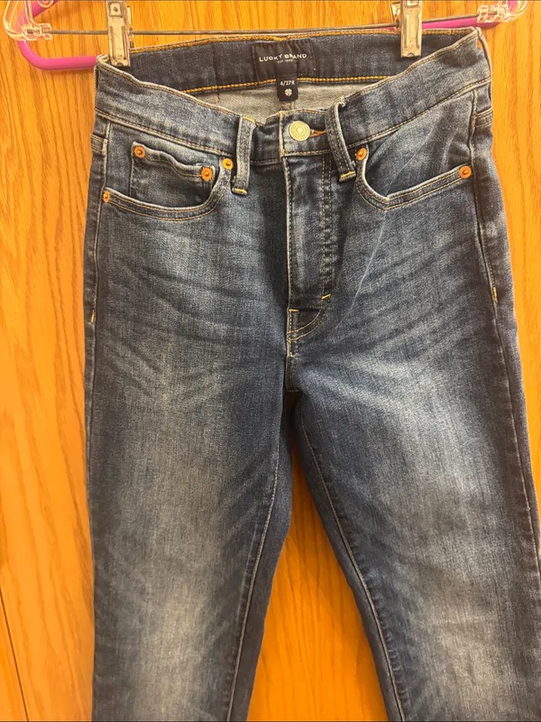 Levi's Women's Dark Wash Straight Leg Jeans - Image 3