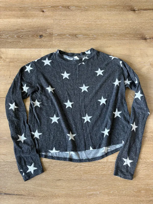 Star Long Sleeve and Joggers Matching Pajama Set - Image 2