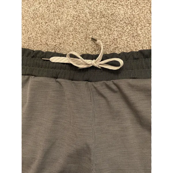 Vuori Lux Rib Performance Jogger Gray Ribbed Athleisure Lounge Pants, Size S - Image 9