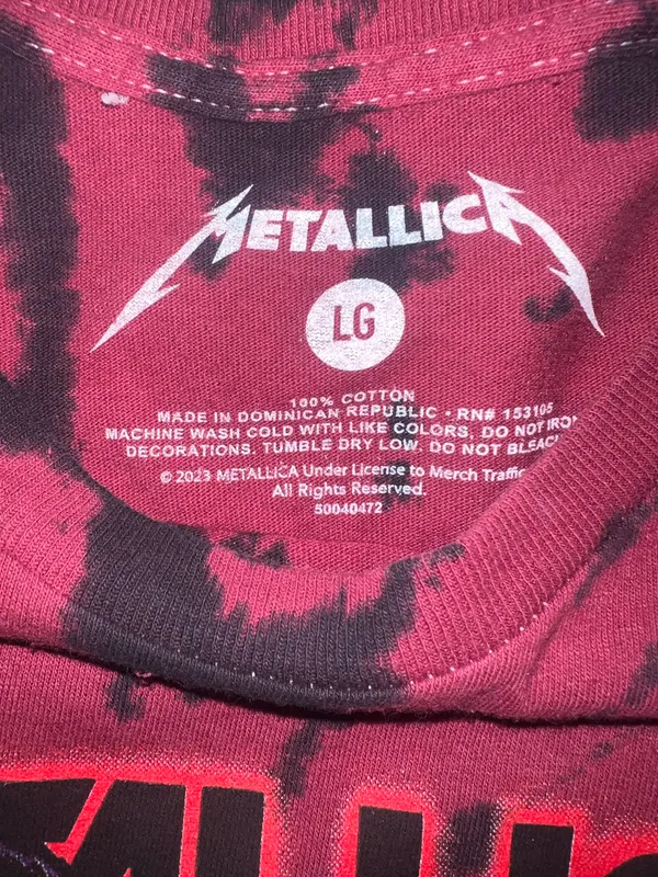 Metallica Shirt Multiple Size L - Image 3