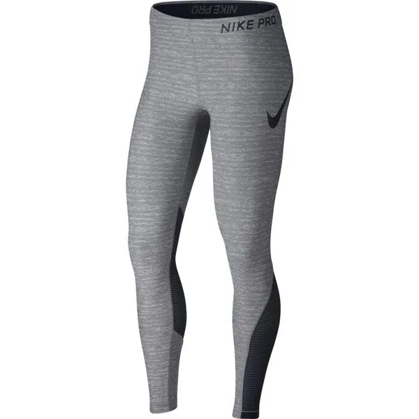 Nike Pro‎ 889573-091 Womens Small Training Tight Leggings Carbon Heather Black - Image 2