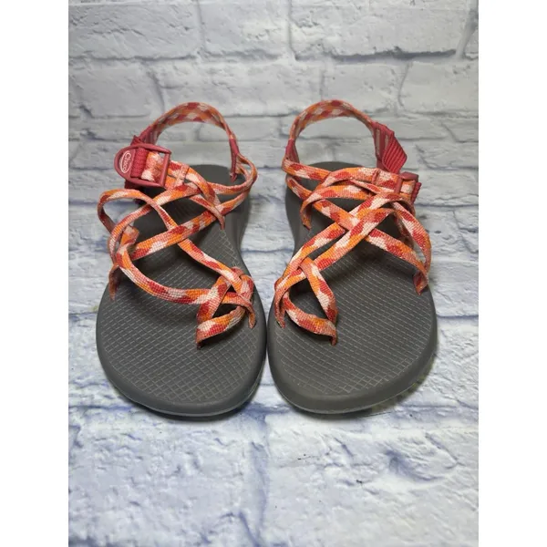 Chacos Sz 9 Wmns ZX/2 Cloud Dual Adjustable Straps Cushioned Sandal Orange/Pink - Image 5