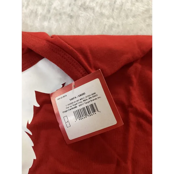 Wondershop Santa Pajama Set Womens Large Red White Striped 536350 New - Image 4