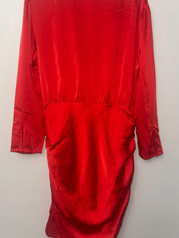 NWT Future Collective Rosette Long Sleeve Mini Dress Sz 12 - Image 5