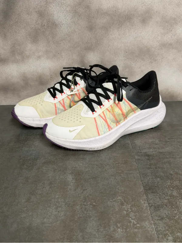 Nike Winflo 8 Women's Running Shoes CW3421-103 White/Crimson/Purple Size 7 - Image 2