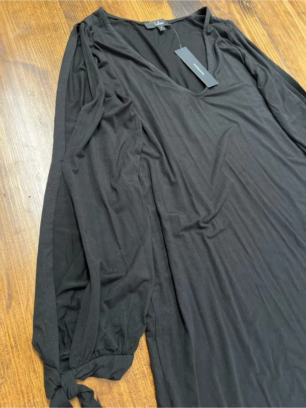 Lulus Glory of Love Black Shift Dress Size Medium NWT - Image 7