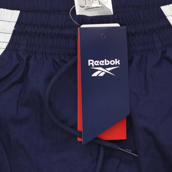 NWT Reebok Womens Colorblock Nylon Track Pants IT5650 Vector Navy Blue XS - Image 5
