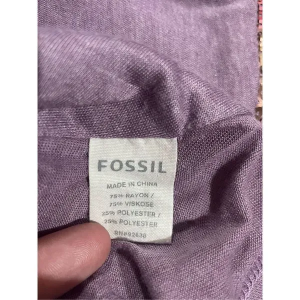 SEQUIN Fossil gold purple silver all-over sequin tank Small y2k vintage retro f… - Image 7