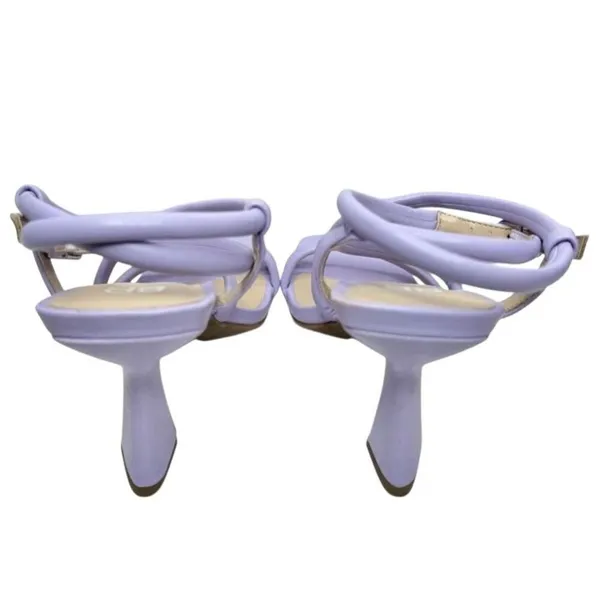 BP Sandals Womens Size 5.5 Lilac‎ Wraparound Square Toe Strappy Heels - Image 8