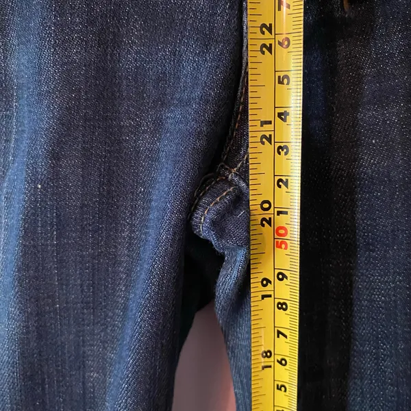 7 for all Mankind Dojo Capri Jeans Y2K Dark Wash Low Rise Retro Women's size 28 - Image 10