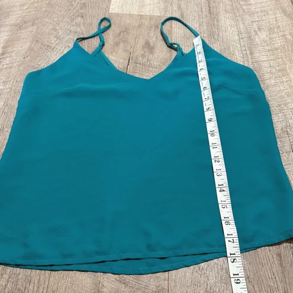 Society + Stitch Teal Green V-Neck Cami Tank Top Adjustable Straps Size M‎ - Image 10