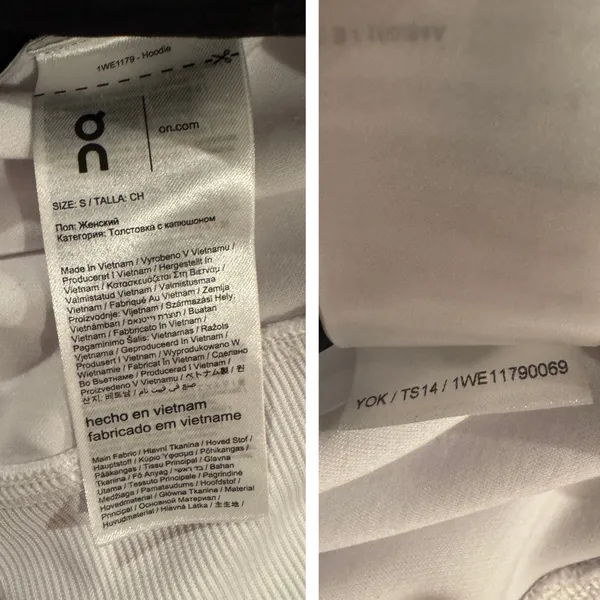 NWT On Cloud Focus Tech Hoodie Size Small - Image 14