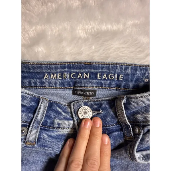 American eagle hi rise daisy shortie shorts 2 - Image 2