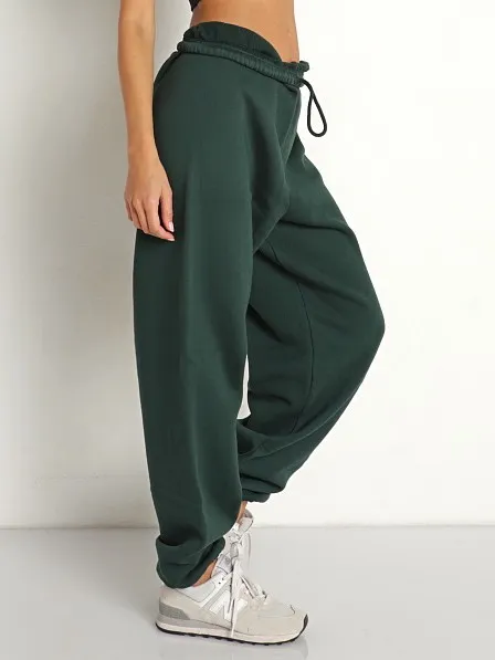 Joah Brown Oversized Jogger Dark Pine Green XS/Small - Image 4