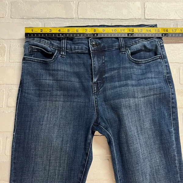 True Religion Jeans Womens 30 Becca Mid Rise Bootcut Dark Wash Stretch‎ Denim - Image 13