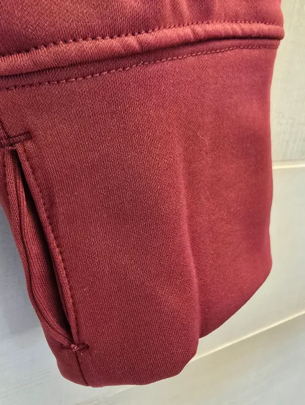 {S} Ariat Women's Tek Crossover Sweatshirt Burnt Russet Red - Image 9