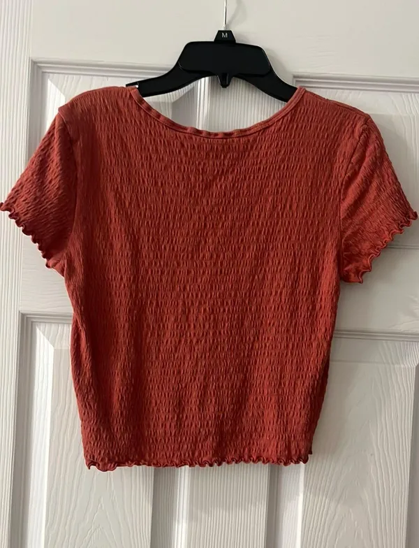 American Eagle Burnt Orange, Baby Tees, Size Small - Image 2