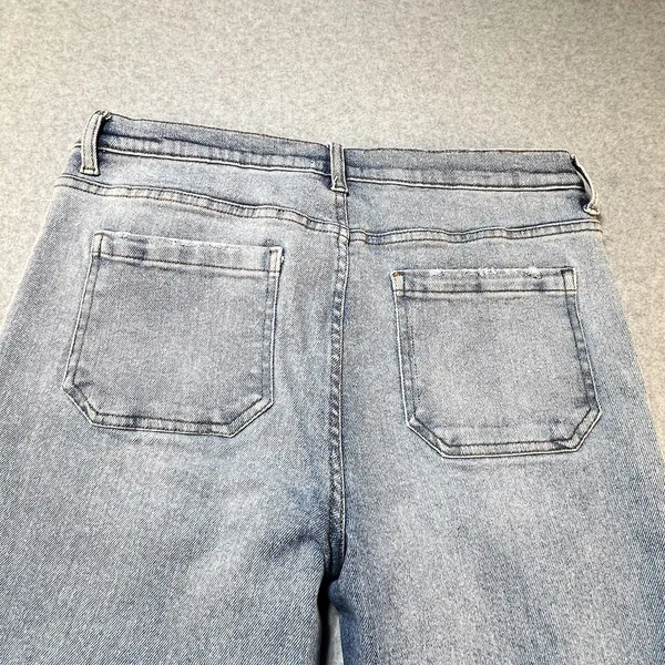 Kensie Vintage Luxe High Rise Flare Savannah Jeans Blue Denim Womens Size 10/30 - Image 8