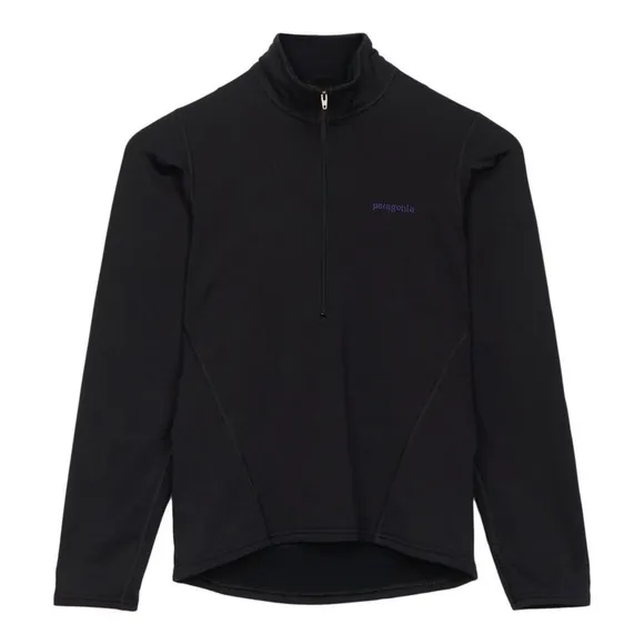 Patagonia Black Pullover Women’s Cool Weather Top Long Sleeve 1/4 zip Gorpcore - Image 3