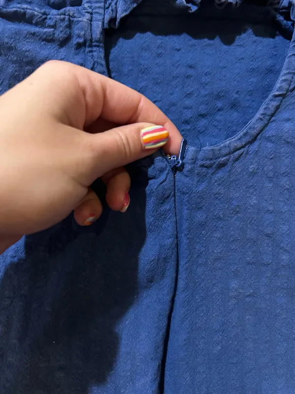 Blue Mini Dress Target - Image 3