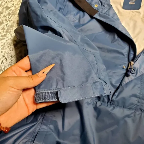Merrell‎ Blue Hooded Pullover Windbreaker Jacket - Image 9