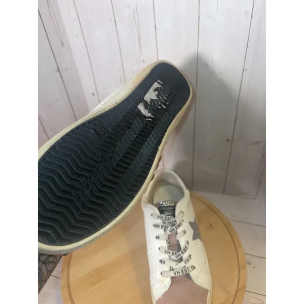 Vintage Havana Gadol Vintage Sneakers White Blush Leather, Size 6 - Image 10
