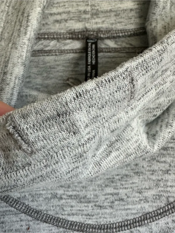Kuhl Heather Gray Long Sleeve Funnel Neck Pullover Top Womens Small - Image 3