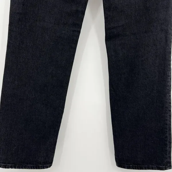 BDG‎ Cowboy Jeans Black Stretch Denim Straight Leg High Rise Women's Size 24 - Image 7