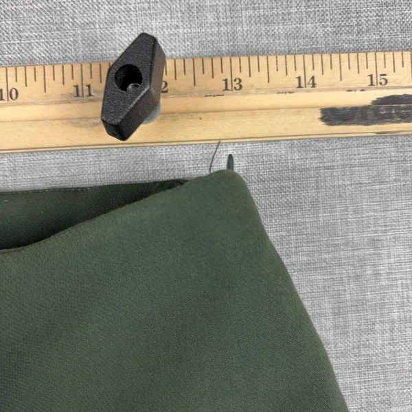 Joie Womens Size 2 Olive Green Wide Leg Crepe High Rise Dress Pants Trousers - Image 9